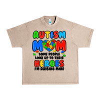 French Oak autism mom some people look up to their heroes i'm Urban Heavy Tee - JahusDesignShop