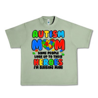 Oil Green autism mom some people look up to their heroes i'm Urban Heavy Tee - JahusDesignShop