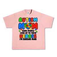 Salmon autism mom some people look up to their heroes i'm Urban Heavy Tee - JahusDesignShop
