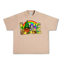 Burro St. Patricks Love With Gnome Urban Heavy Tee - BundleAndBundleShop