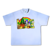 Grape Ice St. Patricks Love With Gnome Urban Heavy Tee - BundleAndBundleShop