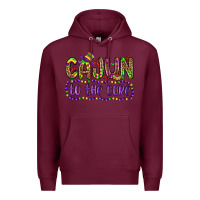 Burgundy cajun to the core Premium Hoodie - OliviaCreatesArt