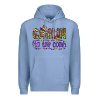 Colony Blue cajun to the core Premium Hoodie - OliviaCreatesArt