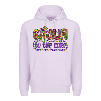 Lilac cajun to the core Premium Hoodie - OliviaCreatesArt