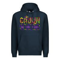 Navy cajun to the core Premium Hoodie - OliviaCreatesArt