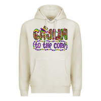Oatmeal Heather cajun to the core Premium Hoodie - OliviaCreatesArt