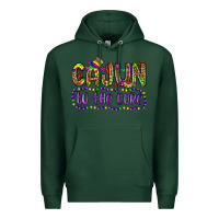 Sports Green cajun to the core Premium Hoodie - OliviaCreatesArt