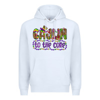 White cajun to the core Premium Hoodie - OliviaCreatesArt