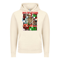 Vintage Artic Rockin' around the Christmas tree skeleton Vintage Hoodie - NancyCooperArtShop