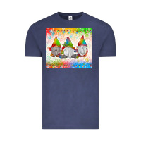 Christmas Lights Gnome Vintage Tee | Teevron
