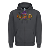 Smoke happy halloween trick or treat Zipper Hoodie - CowGirlArtShop