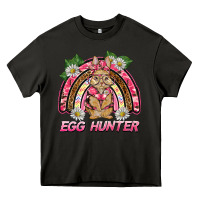 Asphalt easter pink camouflage egg hunter  bunny rainbow Heavy Core Tee - BarkalooDesign