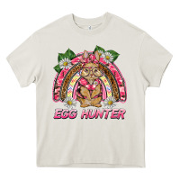 Cream easter pink camouflage egg hunter  bunny rainbow Heavy Core Tee - BarkalooDesign