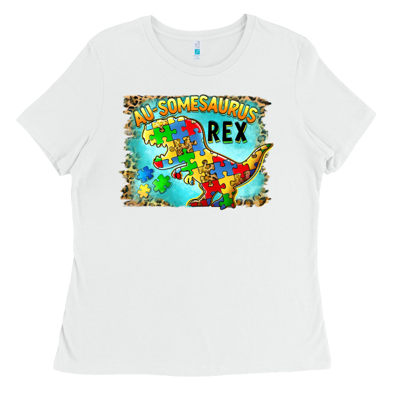 Au Somesaurus Rex Ladies Tee by BarkalooDesign | Teevron