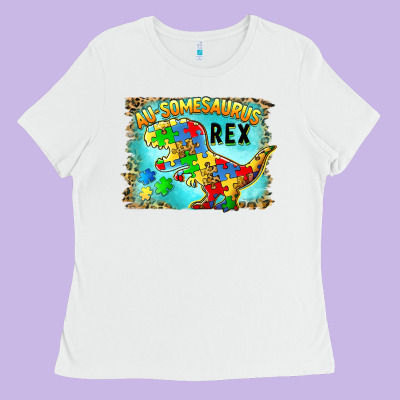 Au Somesaurus Rex Ladies Tee Designed By Barkaloodesign