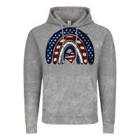 Cloud Rock USA American Flag Rainbow Vintage Hoodie - Jasminsmagicworld
