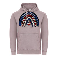 Vintage Zinc USA American Flag Rainbow Vintage Hoodie - Jasminsmagicworld