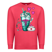 Cardinal Nurse Frappe Premium Sweatshirt - FaDigitalArtStudio