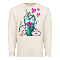 Sandshell Nurse Frappe Premium Sweatshirt - FaDigitalArtStudio