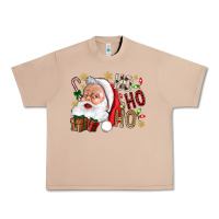 Burro Santa Ho Ho Ho With Gift Box Urban Heavy Tee - BundleAndBundleShop