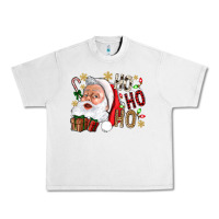 Lunar Rock Santa Ho Ho Ho With Gift Box Urban Heavy Tee - BundleAndBundleShop