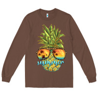 Chestnut pineapple summer Long Sleeve Tee - BarkalooDesign
