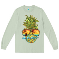 Matcha pineapple summer Long Sleeve Tee - BarkalooDesign