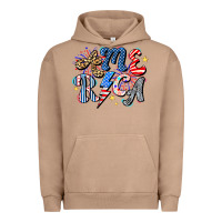 Pigment Burro America Urban Hoodie - CowhideDigitalArt