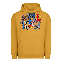Pigment Peanut Butter America Urban Hoodie - CowhideDigitalArt