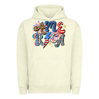 Pigment Pistachio America Urban Hoodie - CowhideDigitalArt