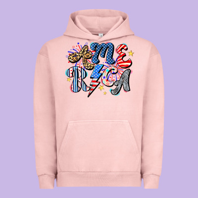 America Urban Hoodie Designed By Cowhidedigitalart