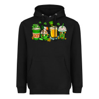 Black St. Patrick's Day coffee cups Heavyweight Hoodie - OliviaCreatesArt