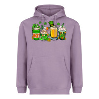 Lavender St. Patrick's Day coffee cups Heavyweight Hoodie - OliviaCreatesArt