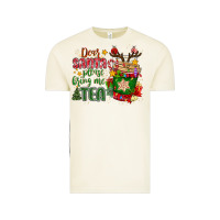 Vintage Arctic deer santa please bring me tea Vintage Tee - MaliasSmallBusiness
