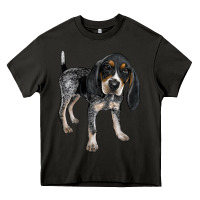 Asphalt bluetick coonhound Heavy Core Tee - LillyAllenDesigns