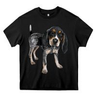 Black bluetick coonhound Heavy Core Tee - LillyAllenDesigns