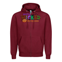 Burgundy something wicked this way comes Zipper Hoodie - CowGirlArtShop