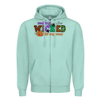 Seafoam something wicked this way comes Zipper Hoodie - CowGirlArtShop