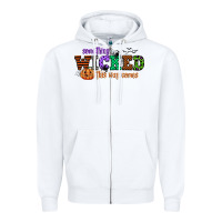 White something wicked this way comes Zipper Hoodie - CowGirlArtShop