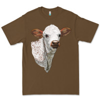 Cacao Texas Longhorn Calf Face Premium Tee - LillyAllenDesigns