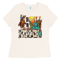 Bone and they call the thing rodeo Ladies Tee - NancyCooperArtShop