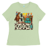 Matcha and they call the thing rodeo Ladies Tee - NancyCooperArtShop