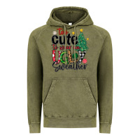 Vintage Olive too cute to wear ugly  christmas Vintage Hoodie - MaliasSmallBusiness