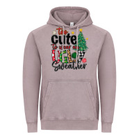 Vintage Zinc too cute to wear ugly  christmas Vintage Hoodie - MaliasSmallBusiness