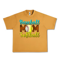 Peanut Butter Baseball Mom Softball Urban Heavy Tee - BundleAndBundleShop