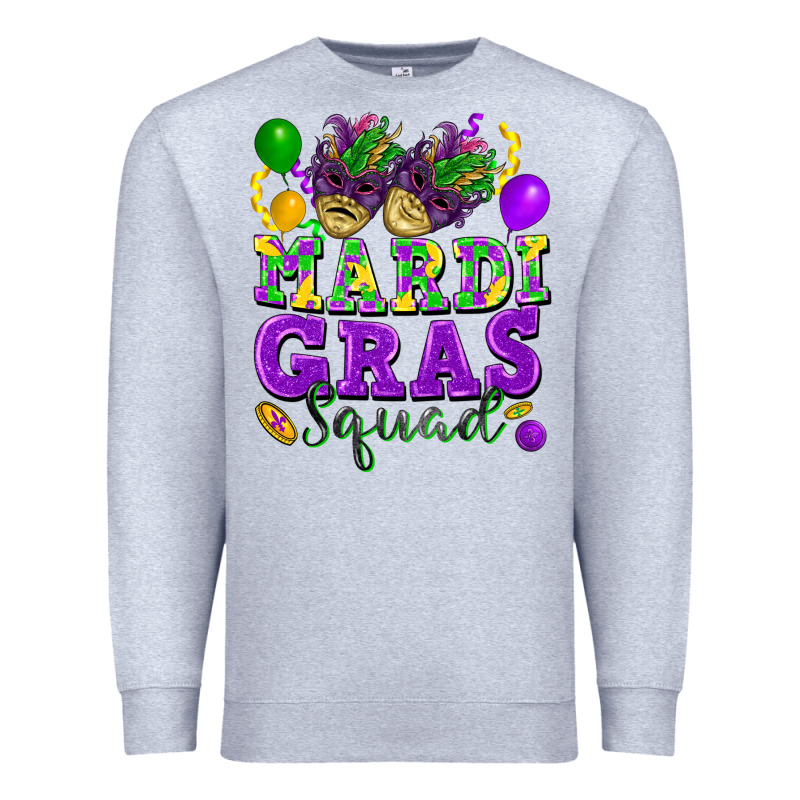 Mardi Gras Squad Premium Sweatshirt by FaDigitalArtStudio | Teevron