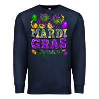 Navy Mardi Gras squad Premium Sweatshirt - FaDigitalArtStudio