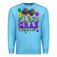 Ocean Blue Mardi Gras squad Premium Sweatshirt - FaDigitalArtStudio
