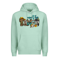 Seafoam can't be tamed bull skull Premium Hoodie - OliviaCreatesArt