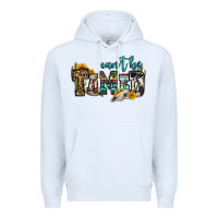 White can't be tamed bull skull Premium Hoodie - OliviaCreatesArt